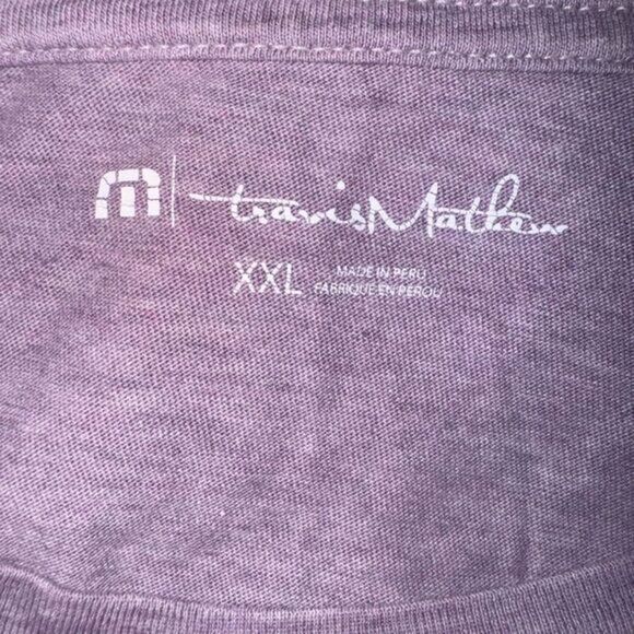 Travis Mathew humorous golf T-shirt‎ light purple size XXL - Picture 4 of 5